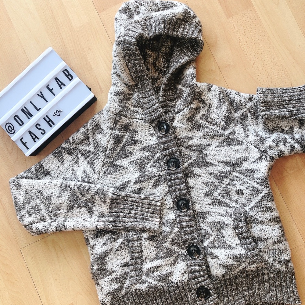 GARAGE Aztec Pattern Warm Hooded Sweater ❤️